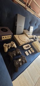 Console Bundle - Untested - Dreamcast, Gamecube, PS1,PS2, Crisis Core PSP + More
