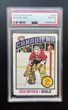 1976 O-PEE-CHEE #200 KEN DRYDEN PSA 8 Montréal Canadiens NM-MT Just Graded