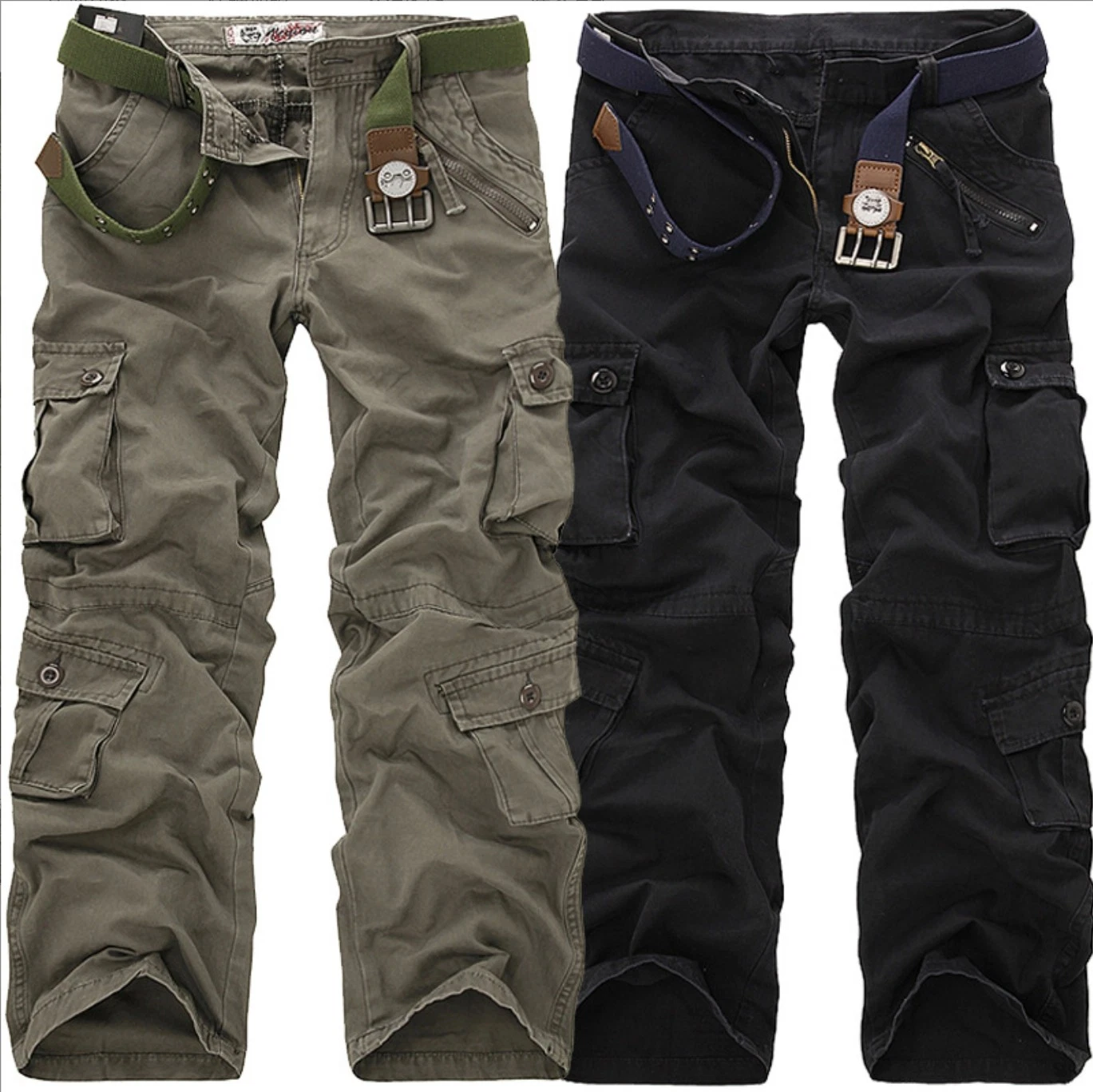 Mens Army Cargo Combat Military Trousers Pants Slacks Multi Pockets Casual Work
Opens in a new windo
