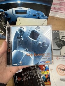 SEGA Dreamcast HKT-3020 Console In Original Box Green Controller & VMU In box!