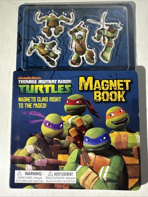 Teenage Mutant Ninja Turtles Magnet Book 2014 Nickelodeon Golden Books New