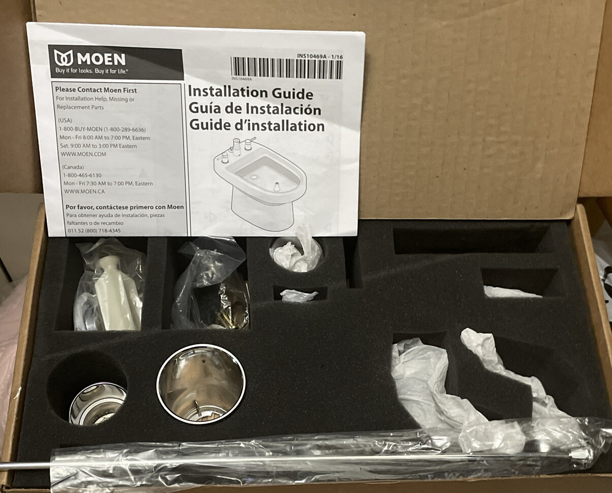 Moen T5220BN Eva TwoHandle Bidet Faucet Valve Required Chrome brand