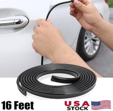 16ft Auto Car Door Edge Trim Guard Molding Rubber Seal Strip Scratch Protector