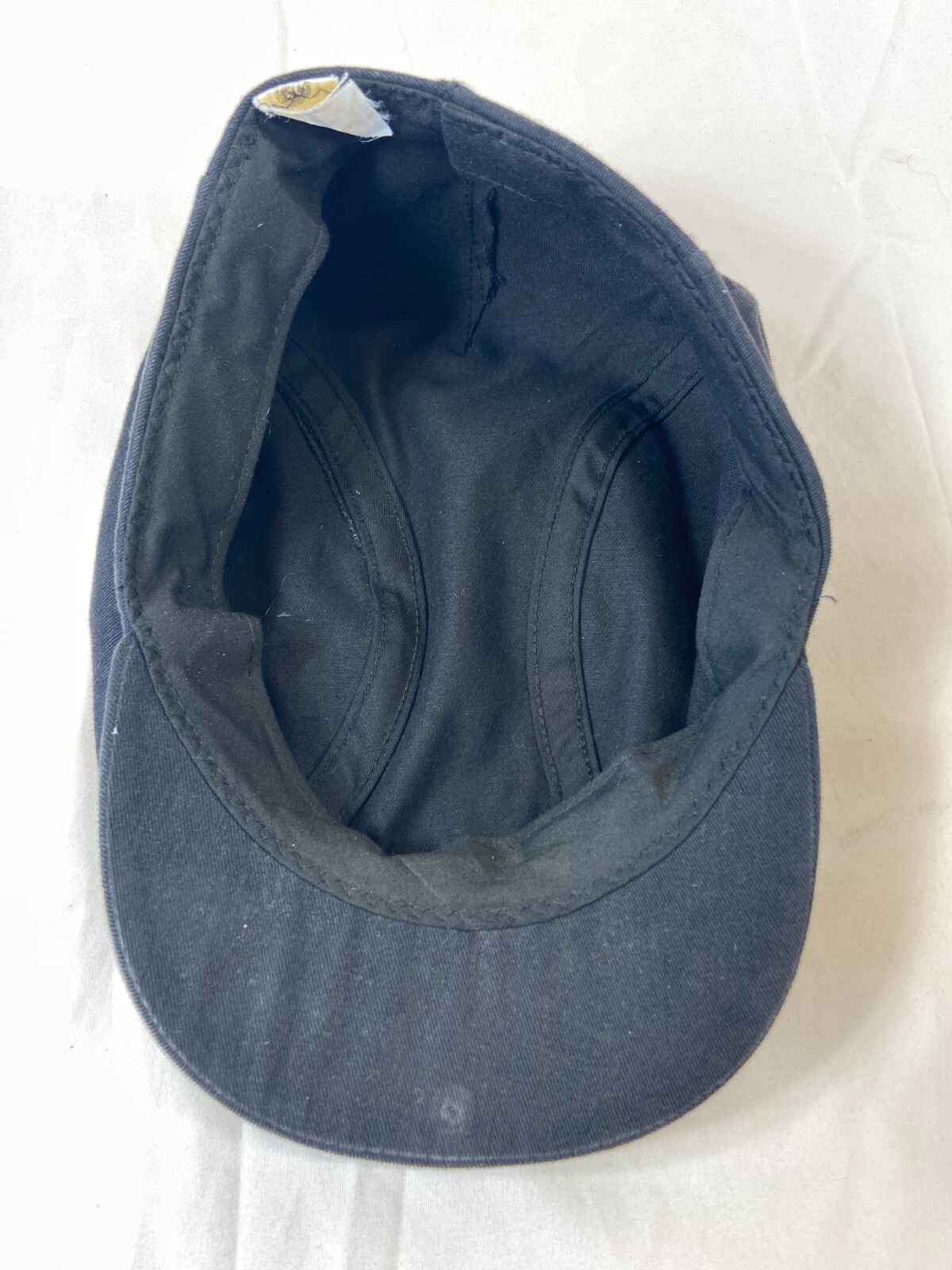 Solid Black Newsboy Hat Fitted Cap Large Classic … - image 7