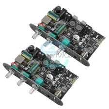 2PCS ZK-1001U 100W Mono Bluetooth Audio Power Amplifier Module Bass Treble USA