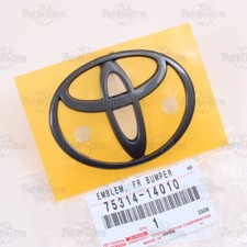 Oem Genuine Toyota 93-1998 Supra Front Bumper Black Logo Emblem Badge 7531414010