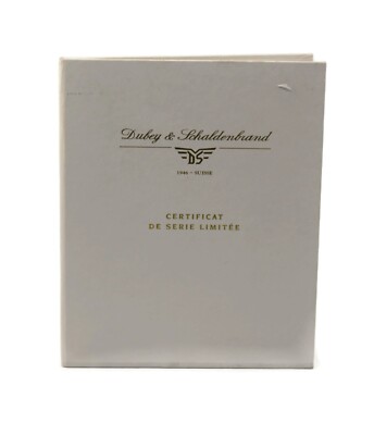 Dubey & Schaldenbrand Certificate Warranty Blank Booklet