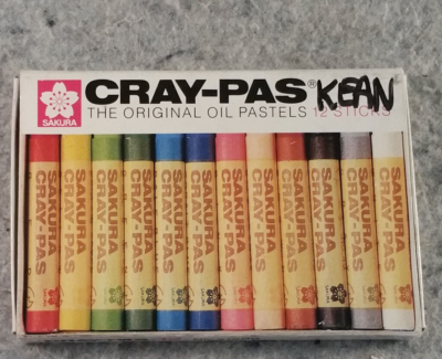 Sakura Cray-pas Set of 12 Original Oil Pastels Made in Japan