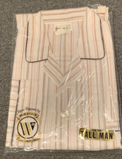 Vintage McKenzie Men's Pajamas NEW Sz Tall D Permanent Press Wilker Bros