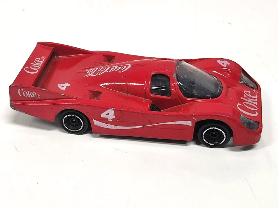 1986 Corgi Porsche 956 Diecast Car 100/1 Model Coke Coca Cola - Image 4 of 4
