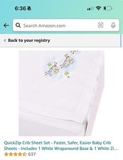 2 quick zip sheets 2 Other Sets Of Crib Sheets