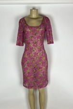 Dolce & Gabbana Fitted Unlined Lace mini dress see through approx size small