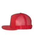 Yupoong 6006 YP Classics 5-Panel Trucker Hat Mesh Back Snapback Flat Bill Cap