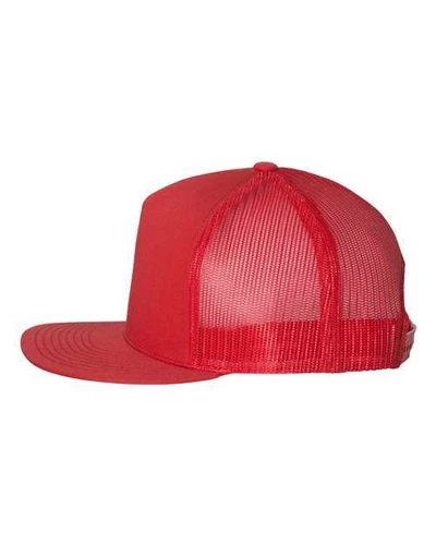 Yupoong 6006 YP Classics 5-Panel Trucker Hat Mesh Back Snapback Flat Bill Cap