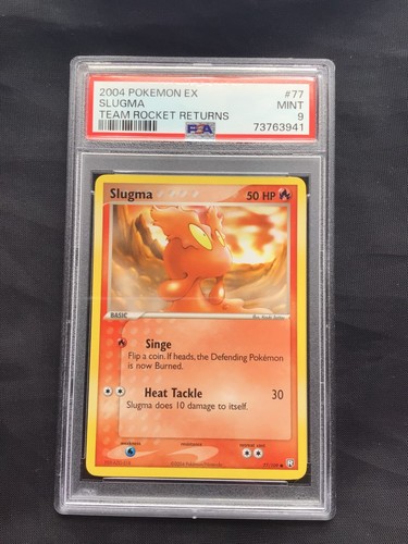 Slugma graded PSA 9 for sale on eBay