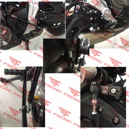 For Yamaha MT-07 MT07 FZ07 2013-2022 CNC Rearset Footrest Footpegs Pegs ...