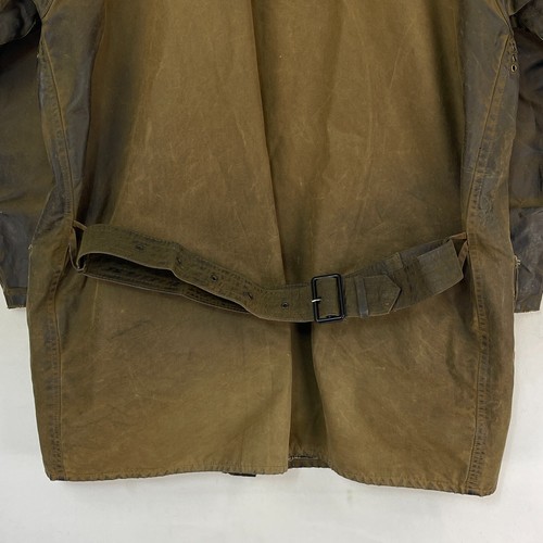 Barbour Solway Zipper Wax Jacket Mens C42 Olive Brown Vintage Classic 2 Crest - Picture 8 of 20