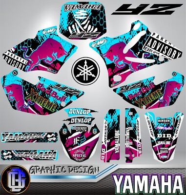 Kit  Gráphics Yamaha Yz  85 2002-2014  ATV Graphics Kit Decals Stickers
