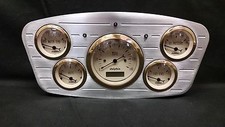 1933 1934 Ford Car 5 Gauge Dash Cluster Gold