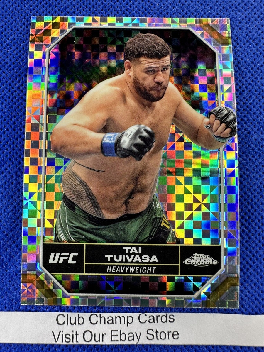 2024 #183 Tai Tuivasa Topps Chrome UFC X-Fractor