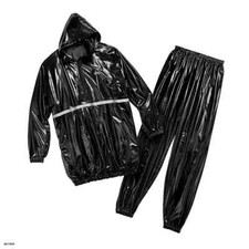 SPRI M/L Performance Sauna Suit Fit M/L Waist Size 30" to 38" Unisex Workout Set