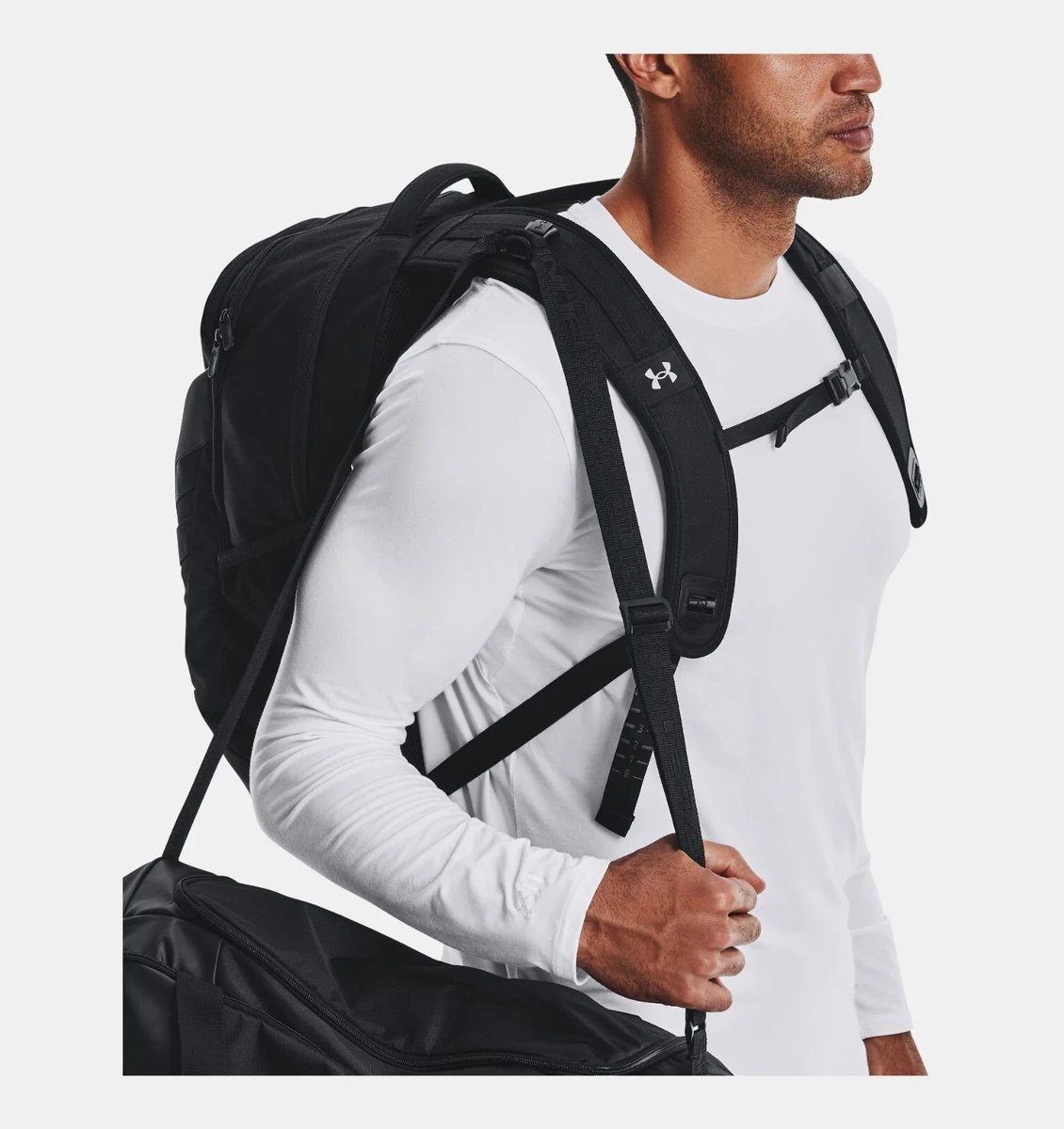 Under Armour Hustle Pro Backpack: Sleek and Stylish Black Edition | eBay