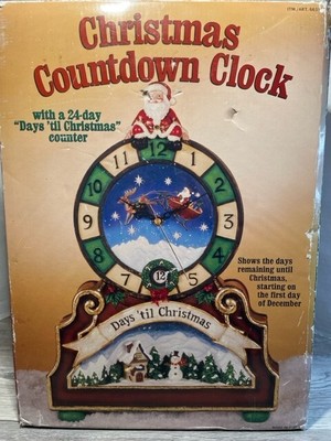 Christmas Countdown Clock 24 Day To Christmas Counter