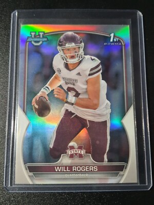 Will Rogers - Bowman University Chrome 2022 - Mississippi State - 1st Refractor