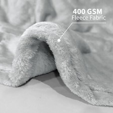 Faux Fur Fleece Throw Soft Warm Mink Large Sofa Bed Blanket Double King Sizes