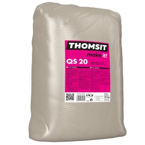 PCI Thomsit QS 20 Quartz Sand 0.2-2.0 mm 25 kg for Leveling Compound