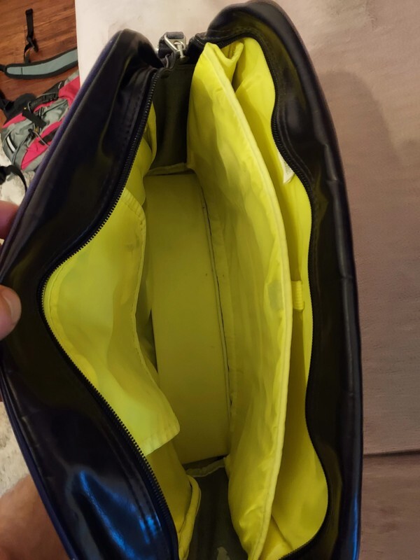 Nike Heritage Messenger Bag Purple Logo Neon Crossbody Airliner