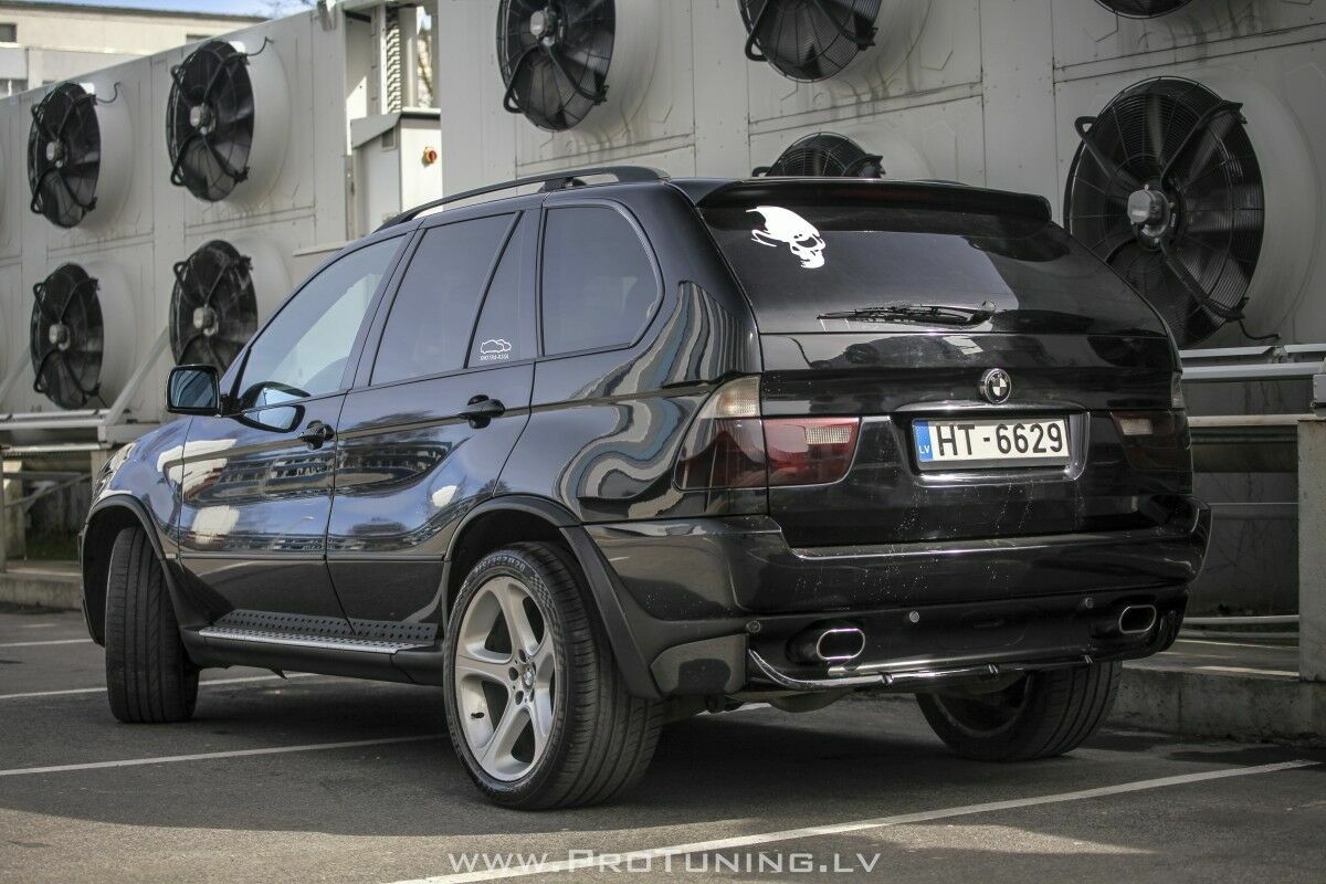 BMW E53 4.6 4.8 IS Rear Bumper Lip Spoiler For All Bumpers Tuning BMW ...