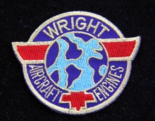 CURTISS WRIGHT ENGINE PATCH WARBIRD P36 P40 C46 SB2C C76 PIN UP Propellers USAF