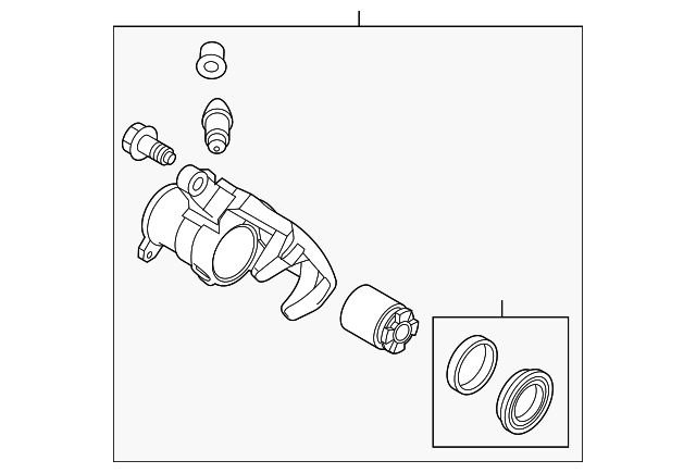 Genuine Mazda Caliper Assembly TKY8-26-71XC for sale online | eBay