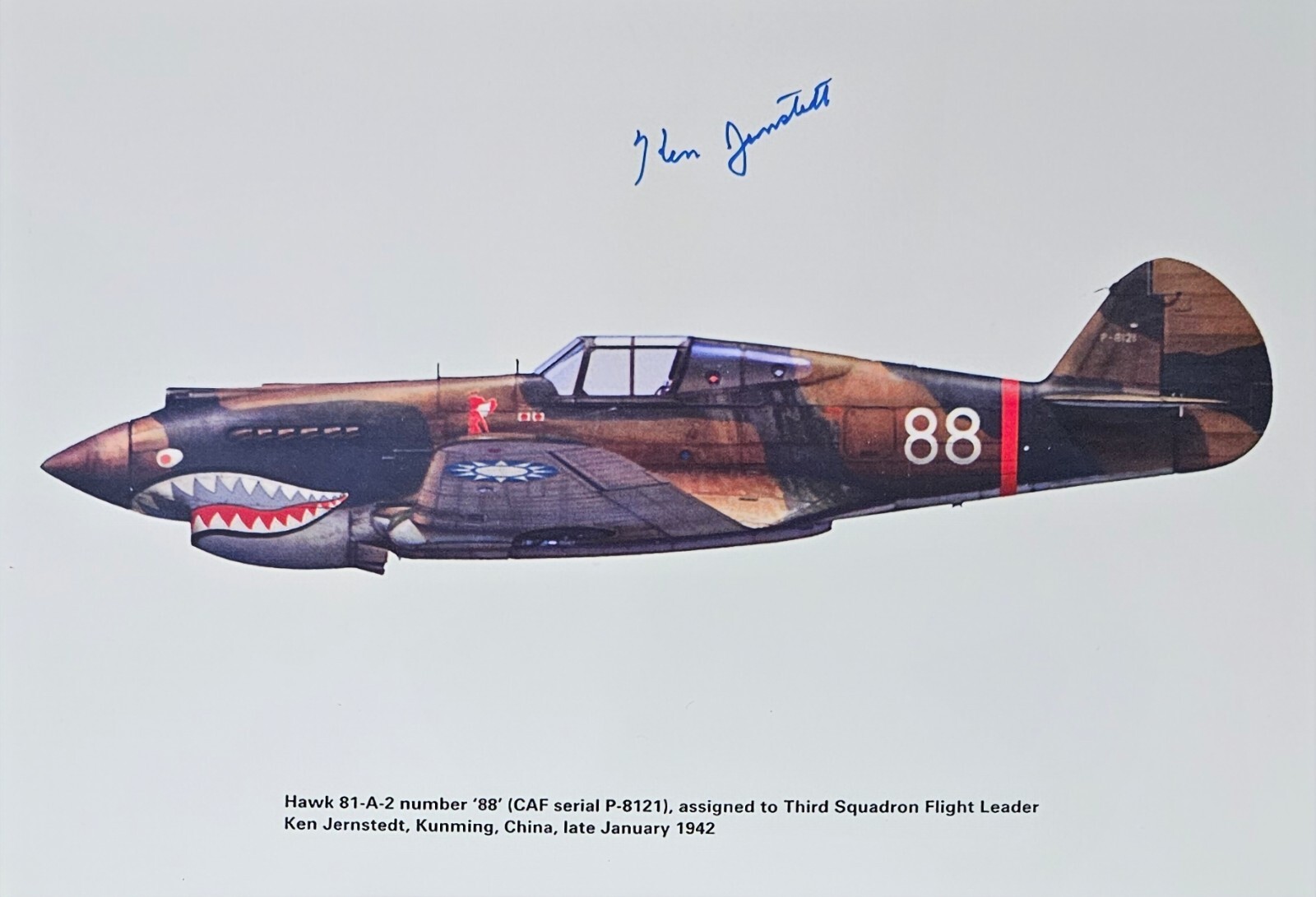 AF025 Flying Tiger Pilot Kenneth A Jernstedt By King And Country Retired