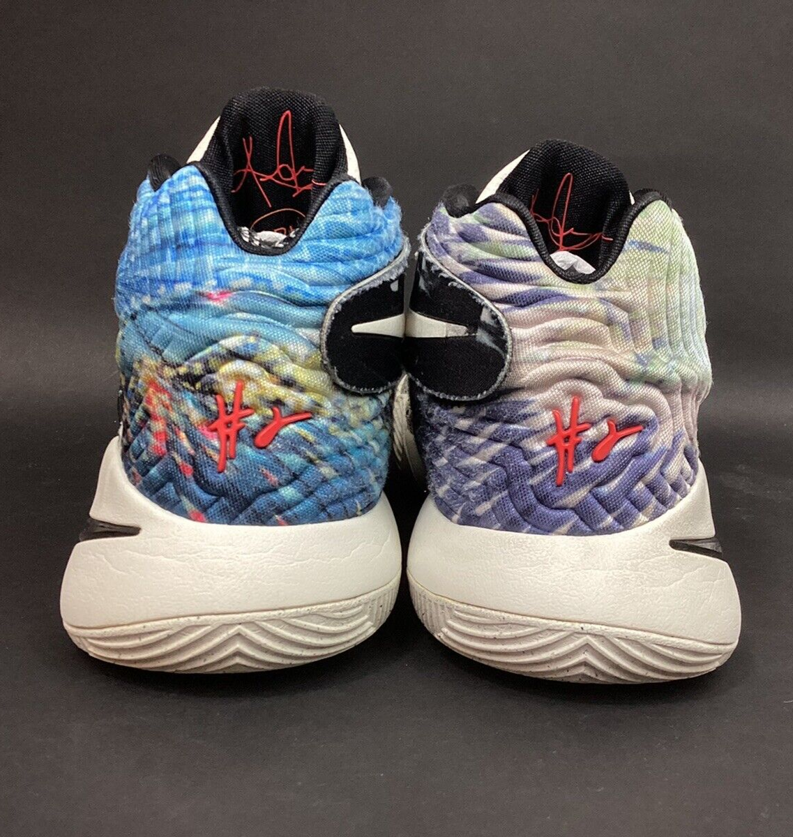 Nike Kyrie 2-Men's 7 -Multicolor Black Sail Mid Basketball Shoe