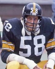 1978 Pittsburgh Steelers JACK LAMBERT Glossy 8x10 Photo Football Print HOF 90