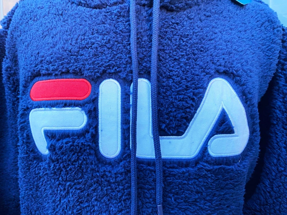 FILA Womens New Sherpa Fleece Hoody Pullover Cormac Style Fleece Warm S M L XL - Image 3 of 4