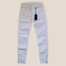 NWT Black Orchid Mid Rise Ankle Zipper Skinny Jeans White Women's Sz 27