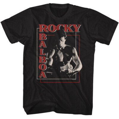 Rocky Movie Rocky Balboa Wrapping Fist For Fight Boxed Photo Men's T Shirt