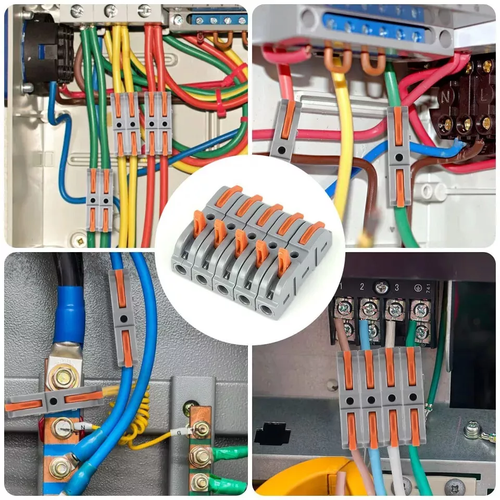 1/20X FEDERHEBELKLEMME ELEKTROKABEL DRAHTVERBINDUNG SCHNELLSPLEIß - Bild 12 von 12