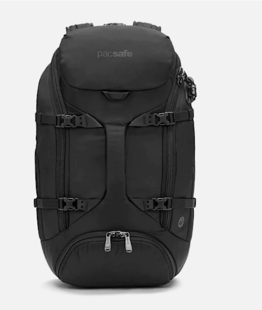Pacsafe Venturesafe Exp35 Anti-Theft Travel Backpack Black Nwt