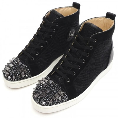 Christian Louboutin スニーカー Christian Louboutin sneakers Size 7 Black MIXKEOLOUIS FLAT canvas
