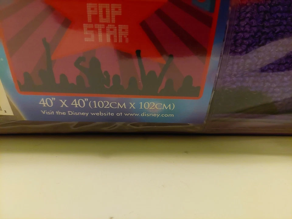 Hannah Montana Game Rug With Toy Microphone Disney 40"x40" - Image 4 of 4