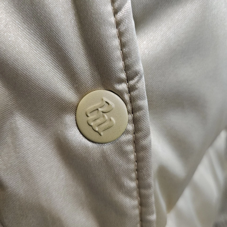 Chaqueta/chaleco acolchado Rocawear de plumón Y2k de colección de la década de 2000, mangas extraíbles y capucha de piel, M Foto 4 de 4