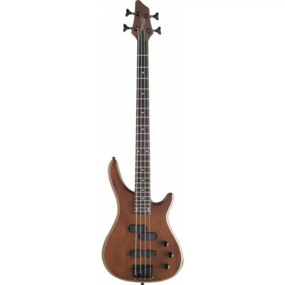 Stagg BC300 4-String Fusion Electric Bass Guitar - Walnut Stain
