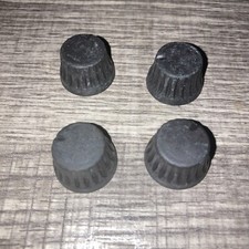 4 New Old Stock Rubber Volume And Tone Knobs For Parker Electric Fly Guitar