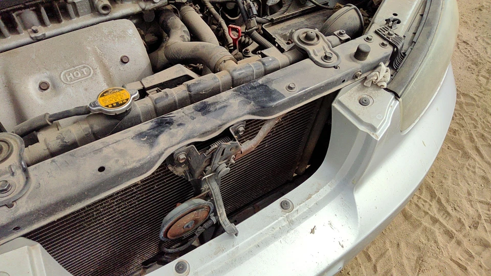 Hyundai Elantra 2001 2002 2003 conjunto de pestillo de capó con soporte OEM Foto 4 de 4