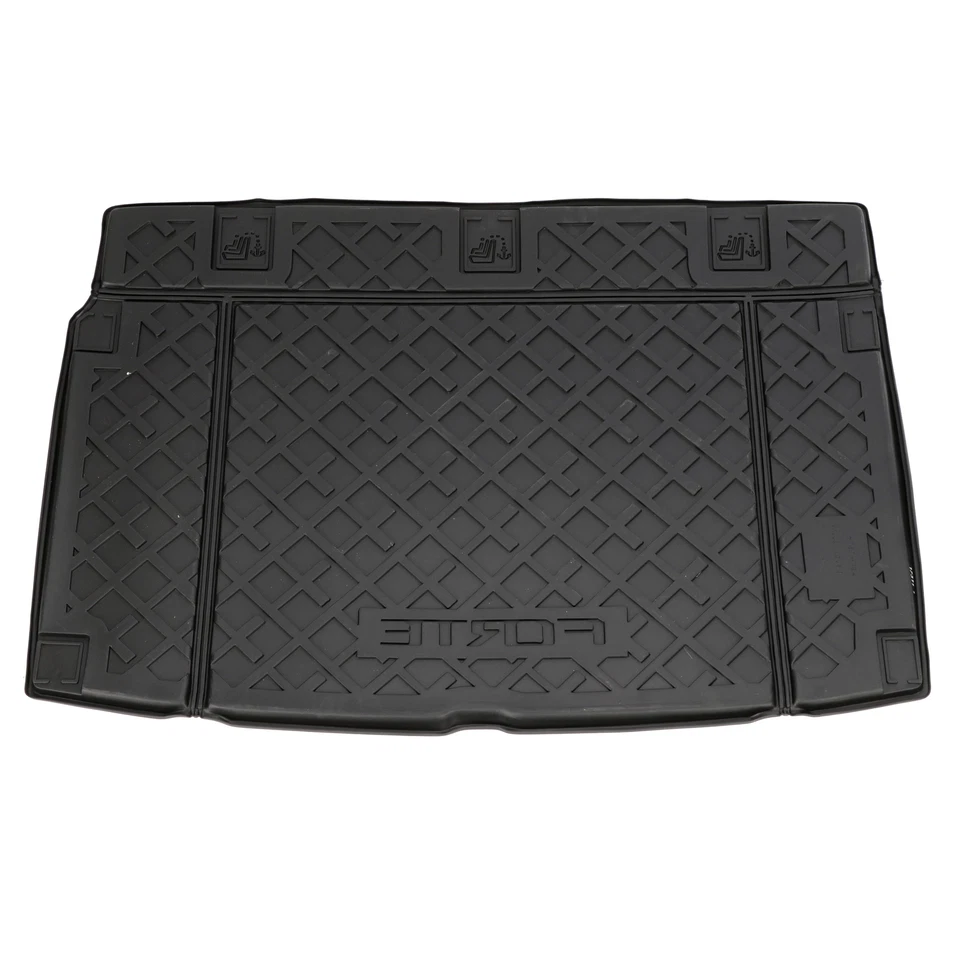 Bandeja de carga trasera de goma OEM nueva alfombrilla con logotipo Forte 2014-2018 Kia A7012-ADU50 Foto 2 de 3