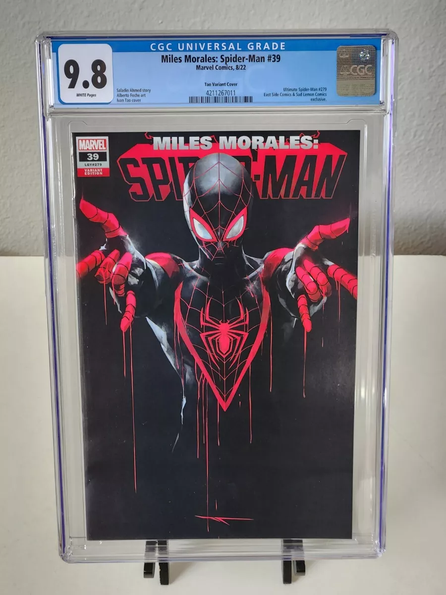 MILES MORALES: SPIDER-MAN #39 IVAN TAO SIGNED COA TRADE DRESS VARIANT-A